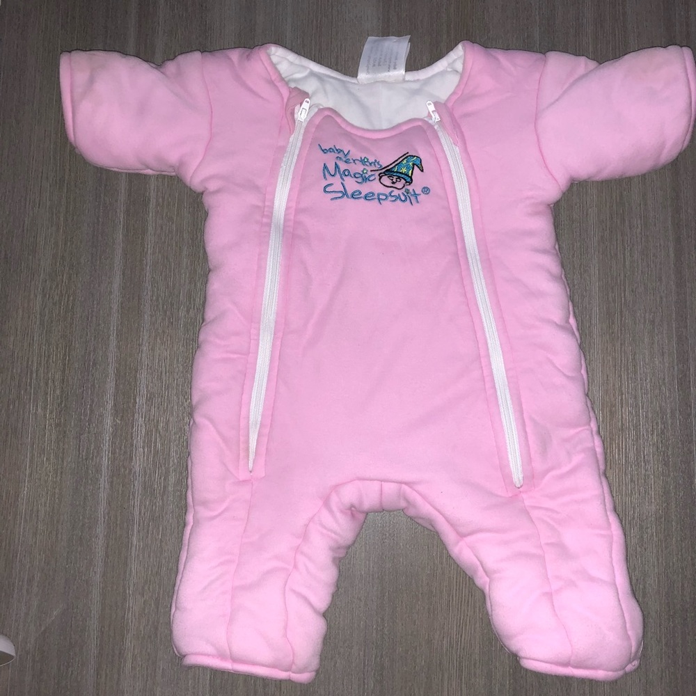 Baby Merlin’s Magic Sleepsuit 3-6 Month Pink